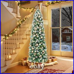 6 Ft Prelit Christmas Tree with 233 LED Lights, App Control, Slim Pencil Christm