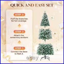 6 Ft Prelit Christmas Tree with 233 LED Lights, App Control, Slim Pencil Christm