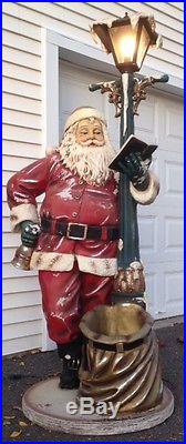 6 Ft. Tall Outdoor Lighted Vintage Heirloom Santa