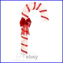 6' Giant Christmas Candy Cane LED Lights Holiday Outdoor Yard Porch Decoration