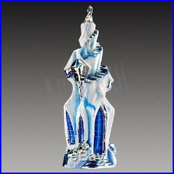 6 Glass Christmas Ornaments SNOW QUEEN Collection M. A. MOSTOWSKI KOMOZJA Box NEW