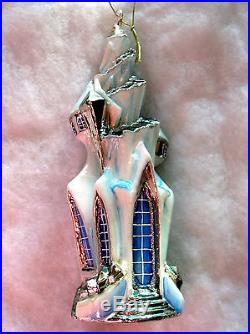 6 Glass Christmas Ornaments SNOW QUEEN Collection M. A. MOSTOWSKI KOMOZJA Box NEW