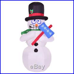 6′ Indoor/Outdoor Shivering Snowman Christmas Xmas Holiday Decoration Setting