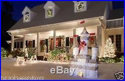 6' Lighted Twinkling Royal Castle Christmas Yard Decor Pre-lit Holiday 52