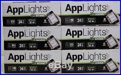 6 New APP LIGHTS LED Light Show Icicle Multicolor & White Lights Gemmy AppLights