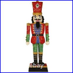 6' Nutcracker Soldier Holiday Yard Christmas Decoration Outdoor 300 LED Lights
