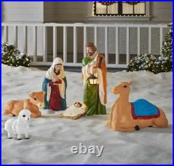6-Piece LED Nativity Scene Christmas Yard Decoration! Brand New 2025!