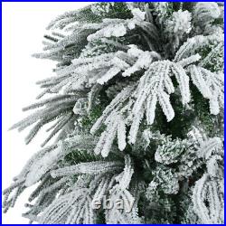 6' Pre-Lighted Spruce Edelweiss Christmas Tree with Multi-Color LED Lights NEW