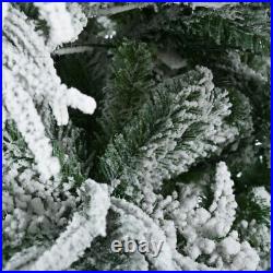 6' Pre-Lighted Spruce Edelweiss Christmas Tree with Multi-Color LED Lights NEW