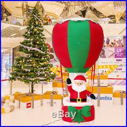 6′ Santa Hot Air Balloon Christmas Airblown Inflatable Yard Decor