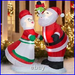 6′ Tall Inflatable Christmas Santa Mrs. Claus Indoor Outdoor Holiday Decoration