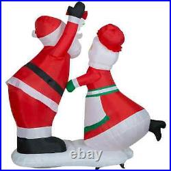 6' Tall Inflatable Christmas Santa Mrs. Claus Indoor Outdoor Holiday Decoration