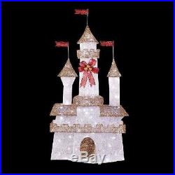 6' Twinkling Castle Christmas Princess Outdoor Yard Decor LOCAL PICKUP ONLY