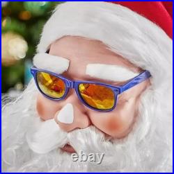 6 ft. Animated Beach Holiday Santa