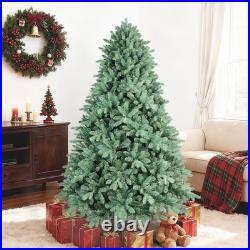 6 ft Blue Spruce Artificial Christmas Tree Home Decore &1878 PE/PVC Branch Tip