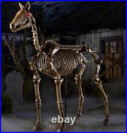 6 ft Life Size Standing Skeleton Horse Halloween Home Accents IN HAND FAST