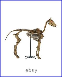 6 ft Life Size Standing Skeleton Horse Halloween Prop BRAND NEW