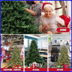 6 ft Pre-Lit Artificial Christmas Tree Class Fir PE/PVC Tree With 500 Light