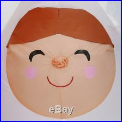 6 ft. Pre-Lit Life Size Airblown Inflatable Nativity Scene christmas baby jesus
