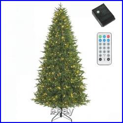 6 ft Pre-Lit Nordmann Fir Artificial Christmas Tree, Hinged Branches Realistic 6 ft Pre-Lit Nordmann Fir Artificial Christmas Tree, Hinged Branches Realistic