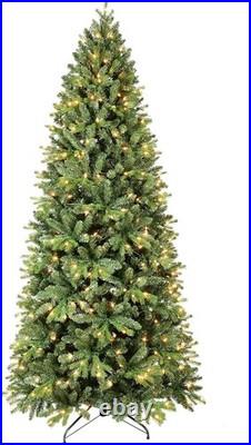 6 ft Pre-lit Artificial Skinny Christmas Tree with 300 Lights 1032 Branch Tip
