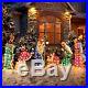 6 pc SET HOLY FAMILY WISEMEN NATIVITY SCENE CHRISTMAS OUTDOOR LIGHTED YARD DECOR