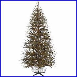 6'x40 Vienna Twig Pine Artificial Holiday Christmas Tree withClear Mini Lights