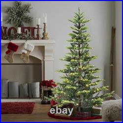 6foot Pre-lit Artificial Christmas Tree Aspen Fir Sparse Fake Xmas Tree with Stand