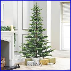 6foot Pre-lit Artificial Christmas Tree Aspen Fir Sparse Fake Xmas Tree with Stand