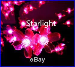 6ft/1.8m LED Cherry Blossom Tree Light Outdoor Home Decor 1,024 LEDs Pink Color