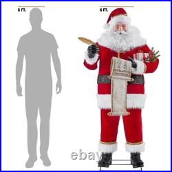 6ft Animated Singing Santa, 6 Foot Santa, Life Size Santa Christmas NEW 2024