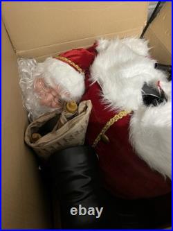 6ft Animated Singing Santa, 6 Foot Santa, Life Size Santa Christmas NEW 2024