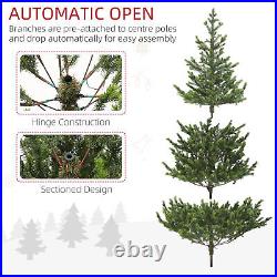 6ft Artificial Sparse Cedar Christmas Tree with LED Lights