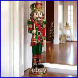 6ft Christmas Nutcracker with Music and LED Lights