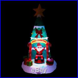 6ft Giant Inflatable Christmas Tree Decoration W Disco Light Santa Xmas Garden