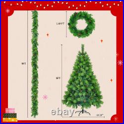 6ft Grass Green Christmas Tree for Holiday Party Office Home New