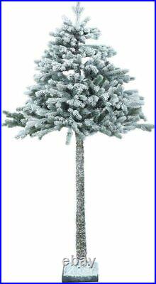 6ft Half Parasol Snowy Christmas Tree High Quality Indoor Decorations With Stand