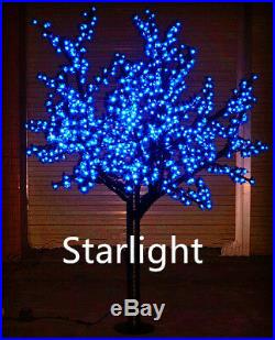 6ft Outdoor Blue LED Cherry Blossom Tree Christmas Light Home Decor Rainproof