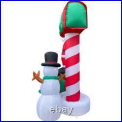6ft Pre-Lit Inflatable Welcome Mailbox Santa Snowman Penguin Holiday Decor New