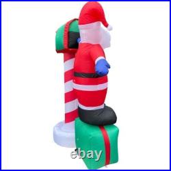 6ft Pre-Lit Inflatable Welcome Mailbox Santa Snowman Penguin Holiday Decor New