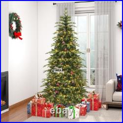 6ft Prelit Pencil Artificial Fraser Grande Christmas Tree with Remote Control