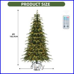 6ft Prelit Pencil Artificial Fraser Grande Christmas Tree with Remote Control 6ft Prelit Pencil Artificial Fraser Grande Christmas Tree with Remote Control