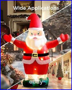 6ft Tall Inflatable Santa Outdoor Christmas Decorations 2024, Inflatable Santa