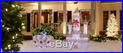 6ft Tall LED Lighted Twinkling Castle Durable Christmas Outdoor Yard Decor Light