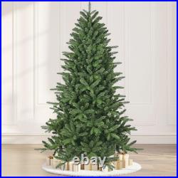 6ft Unlit Artificial Christmas Tree, Premium PE/PVC Tips, Hinged Xmas Tree fo