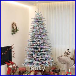 6ft Unlit White Artificial Christmas Tree, 1000 Branch Tips Auto Open Steel Base