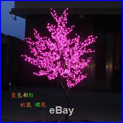 6ft height LED Cherry Blossom Tree Wedding Garden Holiday Christmas Light Pink