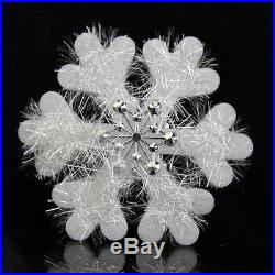 6pcs For Wall Windows Decor Christmas 3D Foam Snowflake Hanging Decorations 16cm