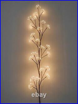 70in LED Cluster Floral Branch Bendable Indoor Christmas Decor String Lights