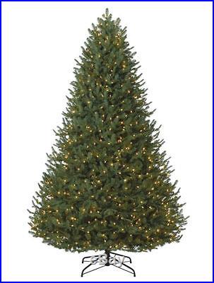 7FT GREEN PINE PRE LIT CHRISTMAS TREE. ST. NICHOLAS SQUARE/REFURBISHED